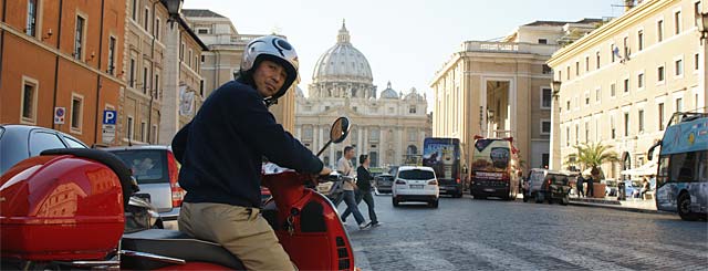 イタリア ローマ市内にて